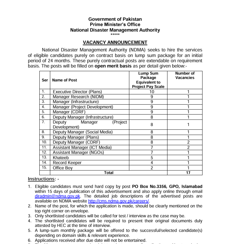 NDMA - Monsoon 2024 Daily Situation Report No. 67